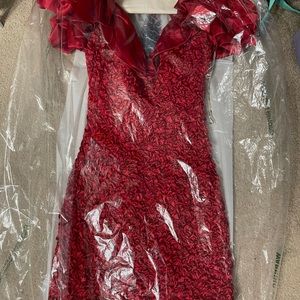 VINTAGE 1980s red dress by Zum Zum ❤️